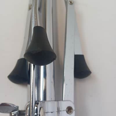 Ludwig WFL Atlas Flat Base Snare Drum Stand#1363 Mickey Mouse Chrome Flush OG50s image 9