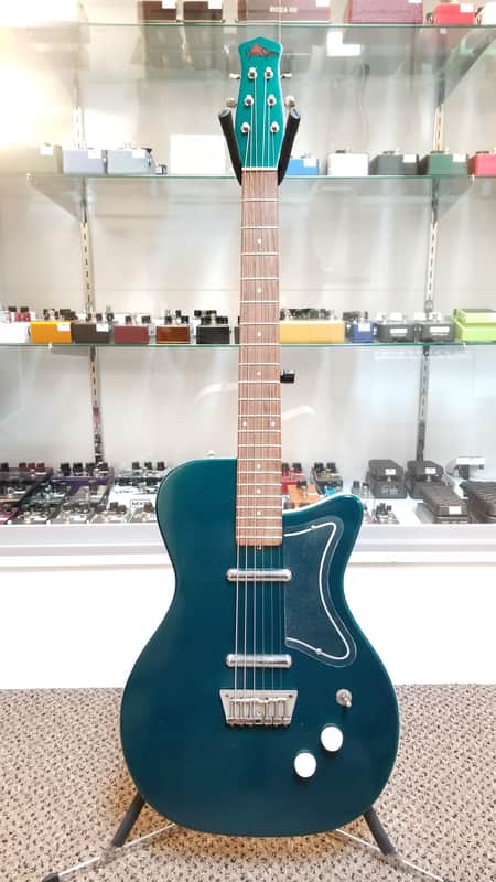 used Jerry Jones Single Cut 6 String Guitar in Sherwood Green, Very Good Condition image 1