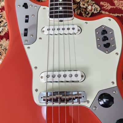 2025 Fender Japan FSR Traditional II 60's Jaguar Fiesta Red, USA pure vintage '65 pickups - Store Order MIJ JD 25 image 9