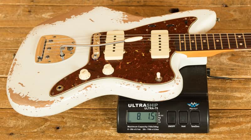 Fender Custom Shop 59 Jazzmaster - Heavy Relic Olympic White | Reverb