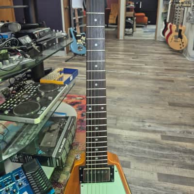 Epiphone '58 Korina Flying V 1999- Korina- made in korea -new wiring image 3