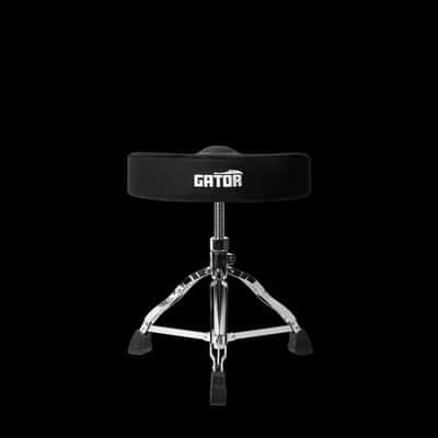 Gator Spindle Drum Throne with Saddle Seat,  Black image 6