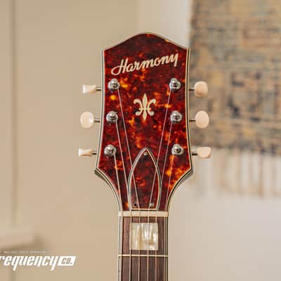 Harmony H-75 Hollowbody Electric Guitar in Vintage Burst - 1963 image 5