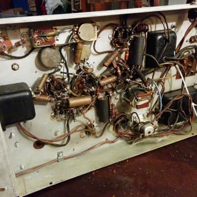 AMI Model A AA Tube Audio Frequency Amplifier 6L6 Mono Jukebox 1946 Steel image 9