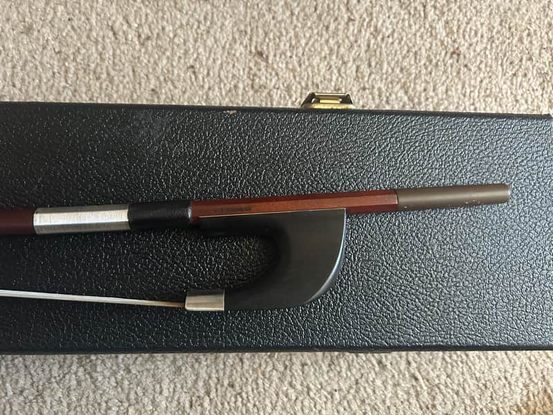 Upright Bass Bow 3/4 C.R. Chagas - Permambuco Circa 2001 image 1