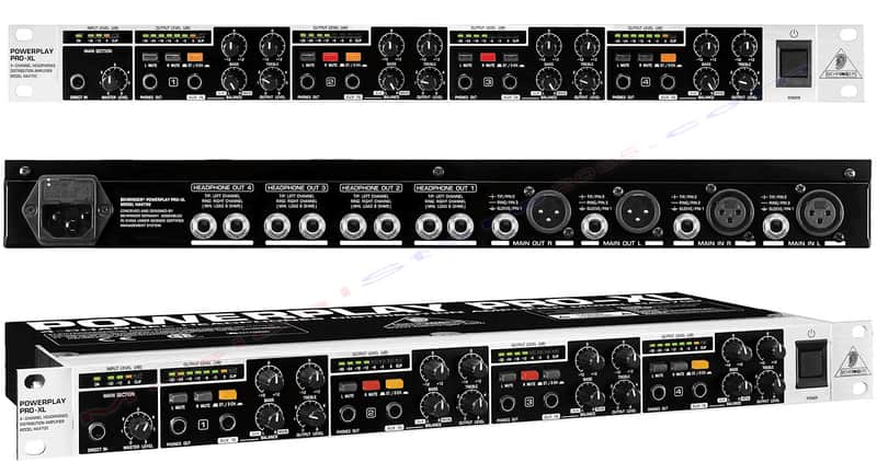 Behringer Powerplay Pro-XL HA4700 4-channel Headphone Amp w/ EQ