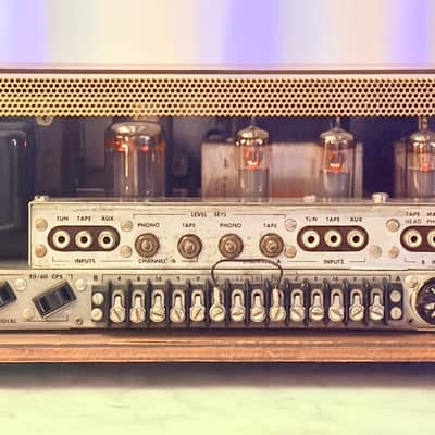 πΆβ¨ Fisher X-202 (1X-202) Tube Integrated Amplifier w/ Original Walnut Wood Case β Restored, New Tubes Installed, Fully Tested/Working image 15