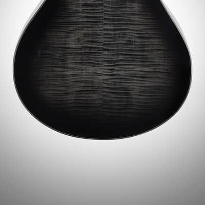Ibanez AEWC400 Acoustic-Electric Guitar, Transparent Black Sunburst image 5