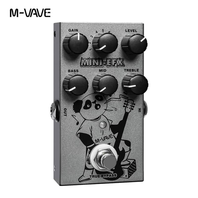 M-vave Mini EFX Compact Guitar Multi-Effects Pedal with 9 Drive Tones，3-Band EQ & True Bypass – Portable Tone Shaper for Electric Guitars (Price includes the import duty for US buyer) image 1