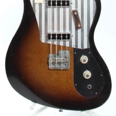 1960s Teisco NB-4 sunburst EB-200 image 10
