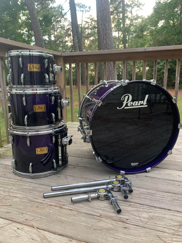 Pearl Masters Studio Birch Purple Fade image 1
