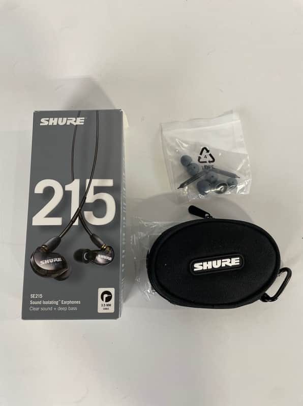 Shure SE215 Single Driver In-Ear Monitors, Black image 1