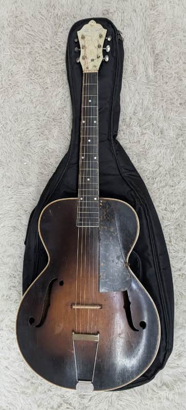 Very cool antique Kay Kraft Archtop Acoustic Guitar w/gig bag image 1