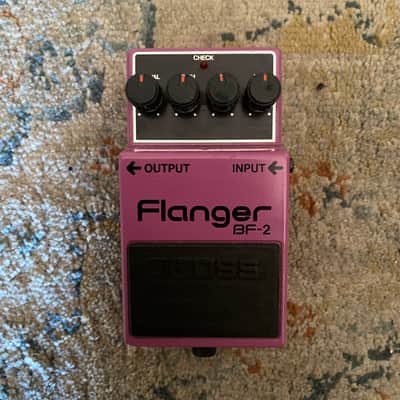 Boss BF-2 Flanger MADE IN JAPAN Black Label Near MINT 1982 image 2