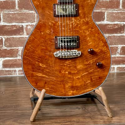 Grez Mendocino Custom 2021 Quilted OG Redwood Top, Tortoise Binding 5lbs 3oz NEW (Authorized Dealer) image 8