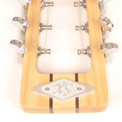 SX Lap 8 Ash NA 8 String Lap Steel Guitar w/Stand and Bag image 4