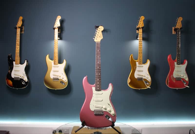 Fender CS Masterbuilt 63 Stratocaster Closet Classic by Greg Fessler 2015 - Burgundy Mist image 1