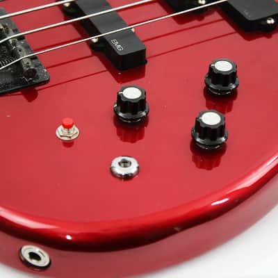 1989 Fender Contemporary Power Jazz Bass Special - Candy Apple Red image 3