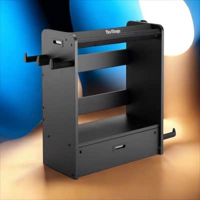 On-Stage GWS5000B Guitar Workstation – Black | GWS5000B Guitar Stand & Workstation image 3