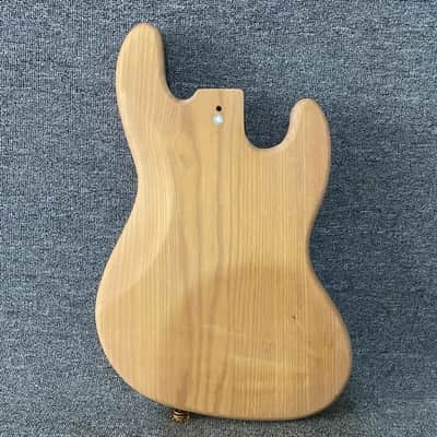 Left Ash Wood 4 String Jazz Bass Style Body image 8