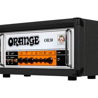 Orange OR30 Guitar Amplifier Head - Black w/ Instrument Cable image 3
