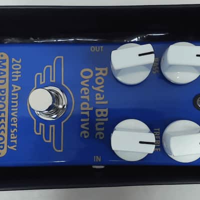 Mad Professor Royal Blue Overdrive 20th Anniversary Limited Edition Pedal