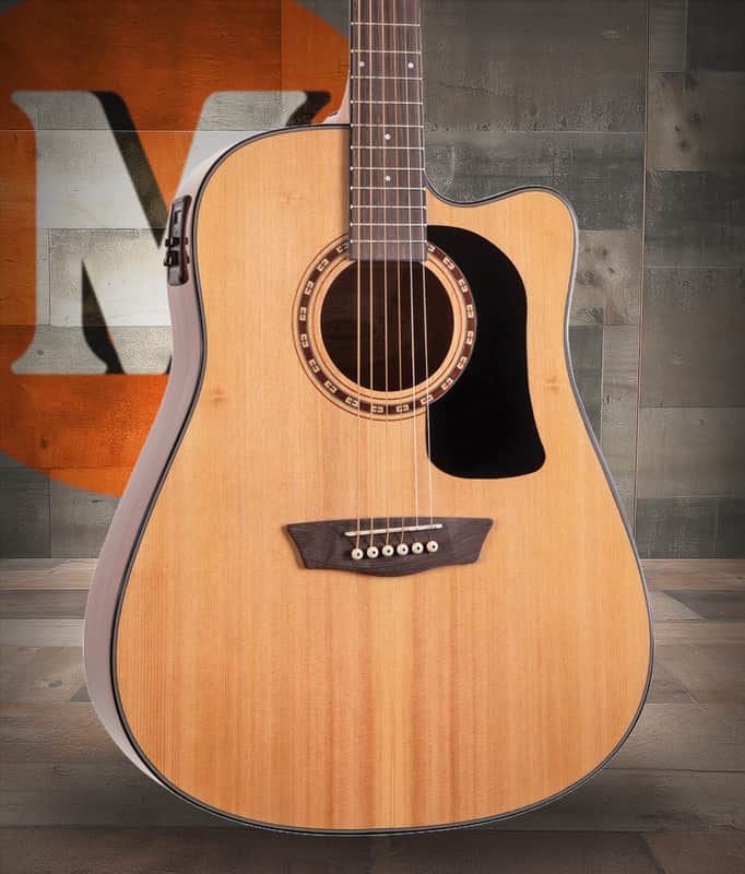 Washburn AD5CEPACK-A Apprentice Dreadnought Acoustic Electric Guitar Pack (AD5CEPACK-A-U) image 1