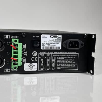 QSC CMX 500Va Professional 2-Channel Power Amplifier Rack Mountable image 10