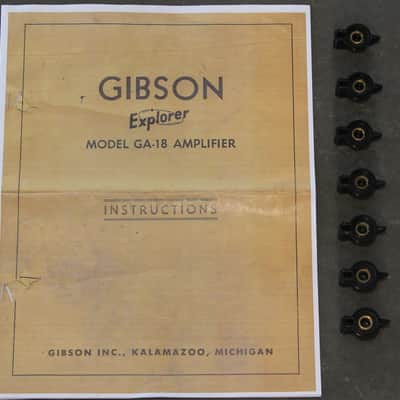 Vintage Chicken Head Knobs for 1950's to early 1960's Brown Gibson Amps image 3