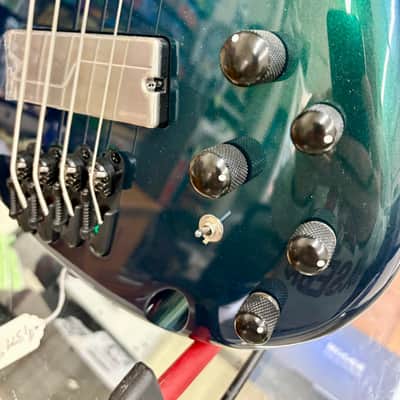 Ibanez Bass Workshop SRMS720 multi-scale 4-string electric bass guitar 2024 - Blue Chameleon image 3