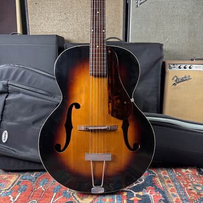 *Video* Gretsch New Yorker Archtop Acoustic Brazilian Fretboard - 1956 image 1
