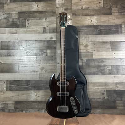 Gibson SB-300 Short Scale Electric Bass (1971) - Dark Walnut W/Gig Bag image 1