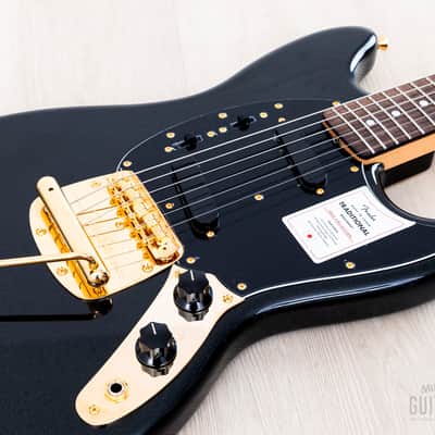 2025 Fender Traditional II ‘60s Mustang Black Pearl w/ Gold Hardware, Japan MIJ image 6
