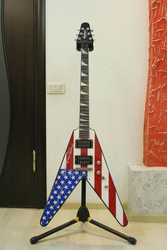 Jackson Y2KV USA Flag - personal Dave Mustaine guitar! image 1