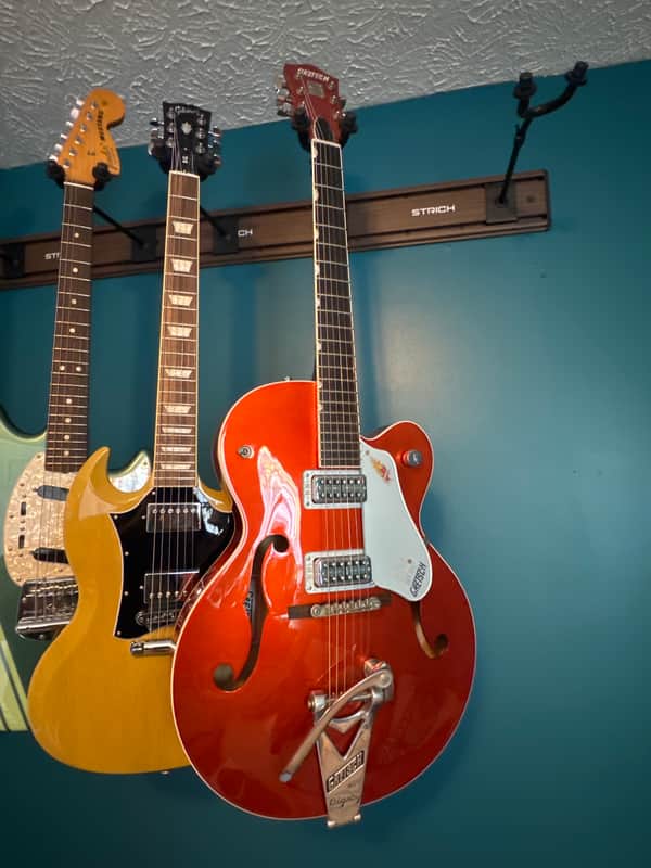 Gretsch G6120SHTV-T Setzer Hot Rod with TV Jones Pickups 2004 - 2014 - Tangerine image 1