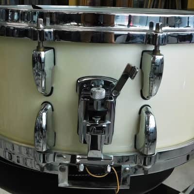 Pearl Dennis Chambers Signature 6.5" x 14" Snare Drum - Opal White - DC1465 image 2