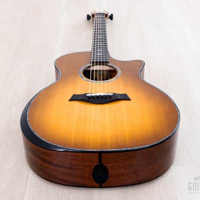 2022 Taylor Custom Grand Auditorium Acoustic Electric Guitar Adirondack Spruce + Mahogany image 12