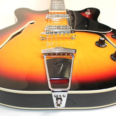 2013 Fender Modern Player Coronado II Semi-Hollow 3-Color Sunburst • HSC image 6