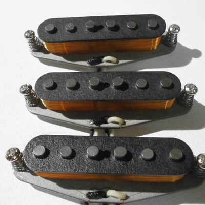 Stratocaster 1964 Pickups Set "L" Series Hand Wound Fender Vintage Correct Strat Clones 64 Hendrix Q pickups image 3