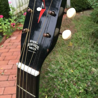 Excellent Harmony Model H950 Monterey Leader 1965 Red Burst image 9