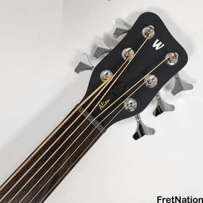Warwick Alien 6-String Fretless Acoustic Bass Guitar Fishman 7.62lbs 8673-21 image 13