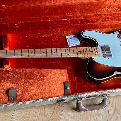 Fender G&G Deluxe Strat/Tele Hardshell Case, Tweed with Orange Plush Interior image 7