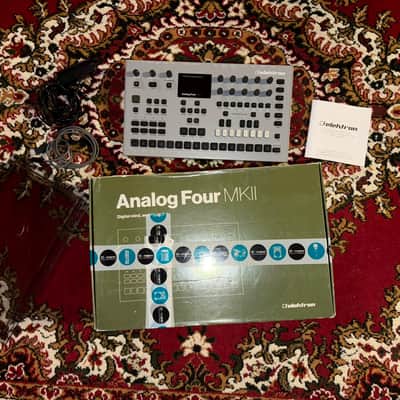 Elektron Analog Four MKII 4-Voice Tabletop Analog Synthesizer 2017 - Present - Grey image 6