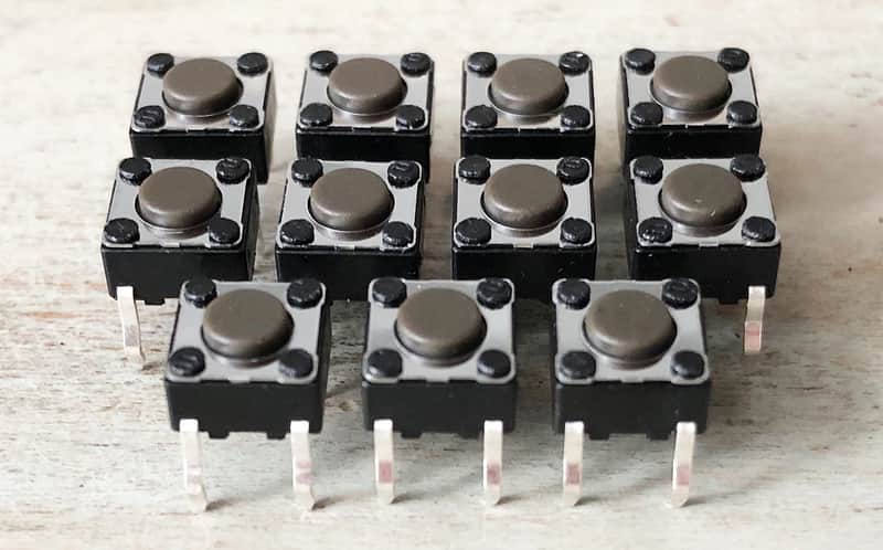 Line 6 POD XT LIVE Foot Switch Replacements - Set Of 11 - PODxt Live Internal Tactile Switches image 1