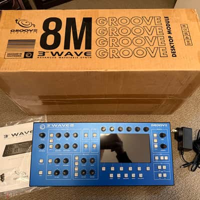 Groove Synthesis 3rd Wave 8M 8-voice Desktop Synthesizer 2025 Blue OPEN BOX image 1