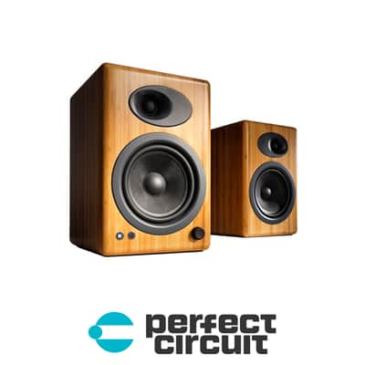 Audioengine A5+ Wireless Speaker Pair (Bamboo) image 1