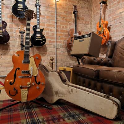 Gretsch 6120 Chet Adkins Electric Guitar Orange | Original Vintage Instrument | 17374 | Guitars In The Attic image 11