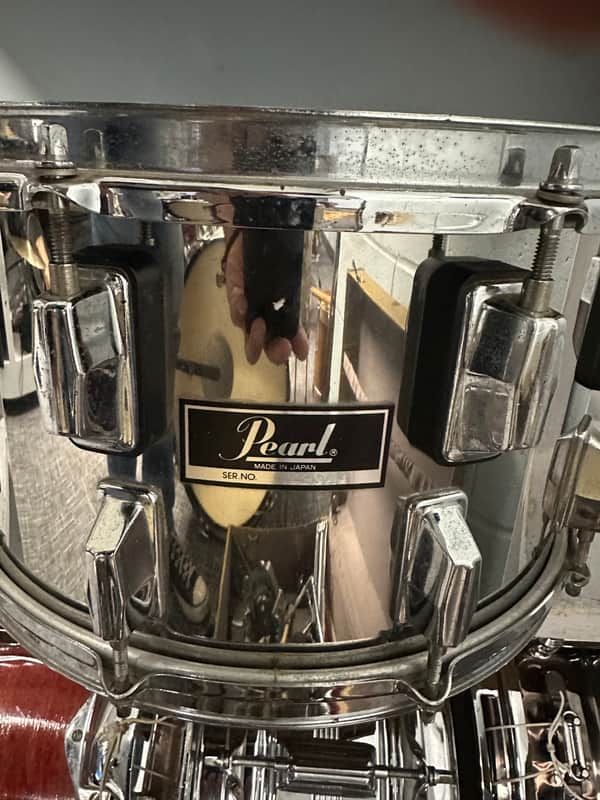Pearl Extender Snare Early 80s - Chrome over Maple image 1