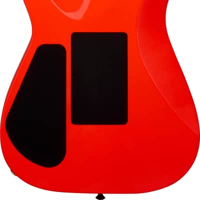 Jackson American Series Virtuoso Streaked Ebony Rocket Red w/softcase image 3