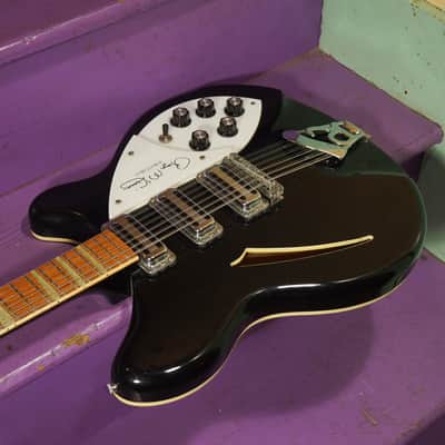 1989 Rickenbacker 370/12RM Roger McGuinn Semihollow Electric 12-String Guitar (VIDEO! Fresh Work, Ready to Go, w/Pedal) image 12